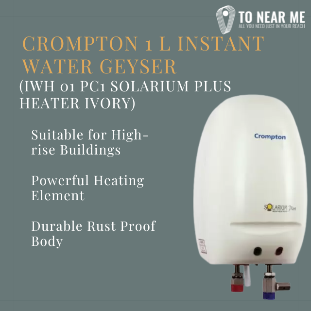 CROMPTON 1 L Instant Water Geyser (IWH 01 PC1 SOLARIUM PLUS INSTANT WATER HEATER., Ivory)